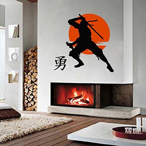 Wall Decal Ninja Shinobi Diversionist Japanese Martial Arts Vinyl Sticker Home Décor Children Room Emblem Sport Club Logo Murals A518