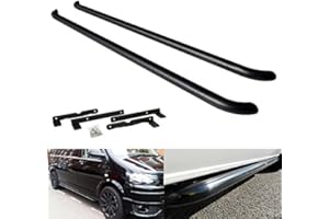 RZG Black Side Step Rail Guard Bar Running Board For 2003-up Transporter T5 T6 Caravelle Multivan LWB
