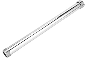 Deror Tubo de extensión de ducha G3/4 de 25 mm Accesorio extensor de brazo de extensión de cabezal de ducha de baño cromado de cobre