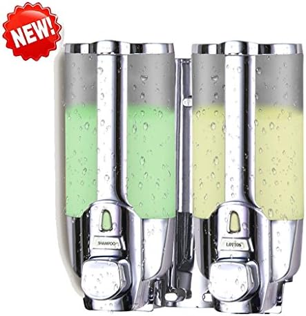 Teleost Soap Dispenser Wall Mount Pumps,Prevent Rust Bathroom &amp; Shower Dispenser Suitable for Dispensing Shower Gel ,Shampoo,Washing Lotion(2*350ml)