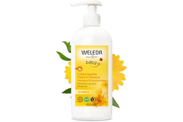 Weleda Jabón Líquido de Caléndula Para el Cuerpo y el Cabello 400 ml