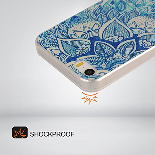 OuDu Funda para iPhone 5 5S Carcasa Protectora Caso Silicona TPU Funda Suave Soft Silicone Case Cover Bumper Funda Ultra Delgado Carcasa Flexible Ligero Caja Anti Rasgu os Casco Anti Choque - Loto Azul reviews OuDu Funda para iPhone 5 5S Carcasa Protectora Caso Silicona TPU Funda Suave Soft Silicone Case Cover Bumper Funda Ultra Delgado Carcasa Flexible Ligero Caja Anti Rasgu os Casco Anti Choque - Loto Azul