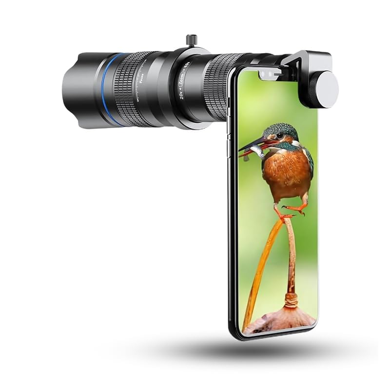TRIDEO (?? ????? ?????????) Universal 26X 4K HD Zoom Telephoto Lens for Smartphones | Professional Camera Lens for Blur Background & Close-Up Photography