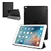 Price comparison product image iPad Air 2 Case - FusionTech® Slim Fit Folio Case Cover with Auto Wake / Sleep for Apple iPad Air 2 [Release 2014] Tablet, Comes with Fiber Nib Stylus Pen (iPad Air 2, Black)