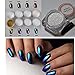 Born Pretty 10g/box Shinning Chameleon Mirror Nail Glitter Powder Gorgeous Nail Art Chrome Pigment Glitters 8 Colors