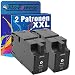 Produktbild PlatinumSerie® 2x Tinten-Patrone XXL Black mit Chip für Lexmark 200 XL 210 XL OfficeEdge Pro 4000 5500