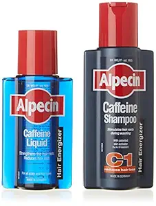 Alpecin Caffeine Shampoo, 250ml and Caffeine Liquid, 200ml