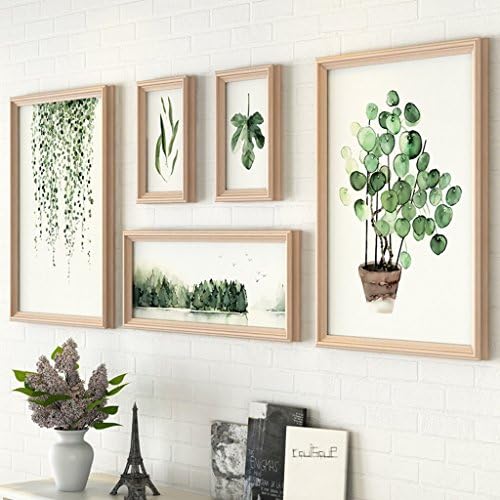 Scandinavian art photo wall combination creative decoration photo wall living room bedroom photo wall ( Color : #1 )