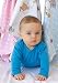 ByBoom® - Molton cloths - flannel nappies - sickly cloths - colourful, fluffy, soft - 70x80 cm - pack of 5, 100% cotton; MADE IN EU, Color:Blue - Owls