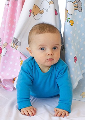 ByBoom® – Moltontücher – Flanellwindeln – Spucktücher – Bunt – 70×80 cm – 5er Pack, 100% Baumwolle – kuschelig – weich; MADE IN EU - 5