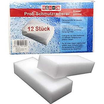 Schmutzradierer 12er Set Premium - Made In Germany, Extra Groß