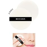 Missha Compressed Flocking Puff (Yuvarlak) 2Adet
