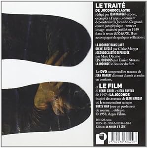 La Joconde Eclatee Traite de Jocondoclastie et Film la Joconde Palme d'Or 1959 avec Boris Vian