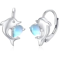 Orecchini/Bali Con Ciondolo Delfino In Argento Sterling 925 Con - 9