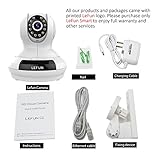 LeFun® Baby Monitor drahtlose WiFi IP-Überwachungskamera HD 720P Nanny Cam Video-Aufnahme Wiedergabe / Plug Pan Tilt-Fernbewegungs -Alert-Detect mit Zwei-Wege-Audio und Infrarot-Nachtsicht - 9