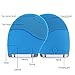 Facial Cleansing Brush, HailiCare Electric Waterproof Silicone Face Massager Anti-Aging Skin Cleanser and Deep Exfoliator Makeup Tool for Facial Polish and Scrub (Blue)