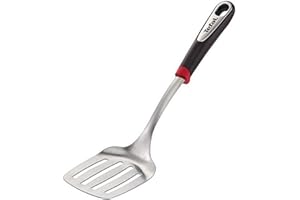 Tefal K1180314 Ingenio, Paletta da Cucina Forata in Acciaio Inox, 39,45 x 9,2 x 5,2 cm (L x l x a)