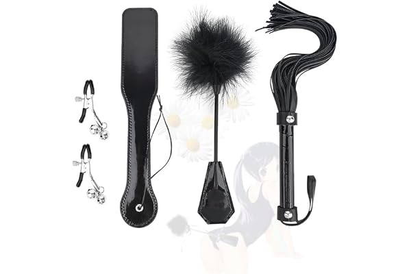 HUNTVE Noir Fouet à plumes Cravache Équipement pour Les Sports D'équitation entraînement Quotidien(4PCS)