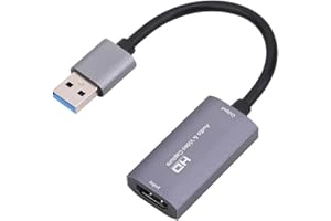 BOWONG Video Capture Card, 4K HDMI to USB 3.0, 1080P 60FPS Video Capture Device for Gaming, Streaming, Compatible with Mac OS System Windows for PS4 PS5, Nintendo Switch, Xbox One
