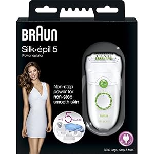Braun Silk-Épil 5 Power 5580 Epilator with 5 Accessories, Precision Head Included - Image 6
