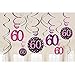 Produktbild amscan 9900621 Celebration 60. Hängedekoration