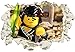 Produktbild Unified Distribution Lego - Ninjago - Cole -Be Earth - Wandtattoo mit 3D Effekt, Aufkleber für Wände und Türen Größe: 92x61 cm, Stil: Durchbruch