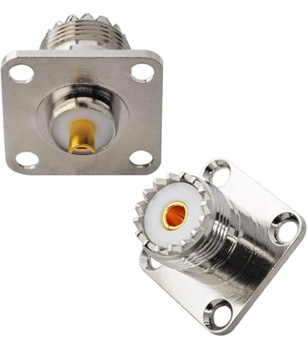 Boobrie Adaptateur SMA Mâle Vers UHF Mâle PL259 - Connecteur Radio Ham Faible Perte, Lot De 2