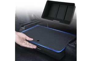 PACEWALKER Aufbewahrungsbox Unter Dem Sitz Für Tesla Model Y Filzmaterial Sitz-Organizer Box Unter Den Vorderen Sitzen Verstecktes Für Tesla Model Y Zubehör 2023 2022 2021 (2 Stück)