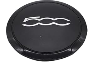 SHLPDFM Kołpaki do FIAT 500 51884863 (czarna)