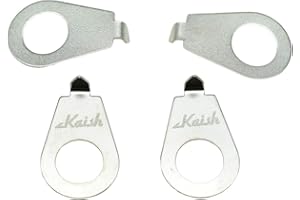 DOPRO 4pcs LP Perillas de guitarra Puntero Placa 3/8" Perillas de placa Perillas Indicador de posición para EE.UU. Les Paul níquel