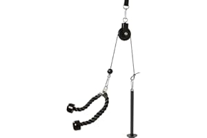 ‎TRINTION Trintion Fitness Latzug Gym Kabelzug Unterarmtrainer Pull Down und Lift Pulley Machine Attachment für Ganzkörpertraining Krafttrainingsgerät für Arme Rücken Schultern