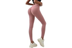 Neteson Leggings Deportivos Mujer Push Up Pantalones Cintura Alta Leggings Scrunch Butt Mallas Anticeluliticos Sin Costuras Opaco Pantalones Gym Yoga Fitness Jogging