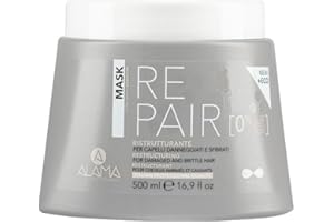 A ALAMA Alama Professional Repair Maschera Ristrutturante per Capelli Danneggiati e Sfibrati, 500 Millilitri