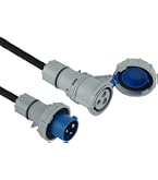 Cavo Prolunga CEE Goobay 10 M Per Camper E Caravan – IP44, Presa Con Coperchio, Arancione, 76229