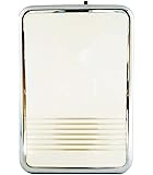 WiTE The Right Choice - Diamond 36 Multi Tunes with POD "Please Open The Door" Musical Door Bell - Chrome Finish - White Color with Silver Border, Plastic - 1 Piece