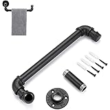 BSTKEY - Toallero industrial vintage, metal, 40 cm : Amazon ...