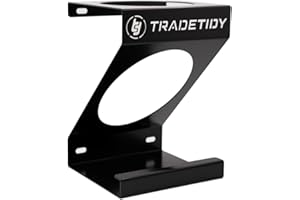 Tradetidy Big Wipes Support de rangement pour accessoires de van, idéal pour atelier, van et garage, bords arrondis pour plus de sécurité, fabriqué en acier super résistant de 1,5 mm, diamètre du trou