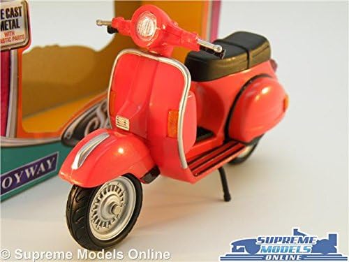 Toyway VESPA SCOOTER MODEL BIKE MOPED 1:18 SIZE RED PX125 T5 125 T3