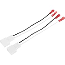 Adaptateurs Haut-parleurs Voiture Pour Toyota, Lexus, Subaru - 1 Paire, Plug-and-play, Fils Rouge Et Noir - 2