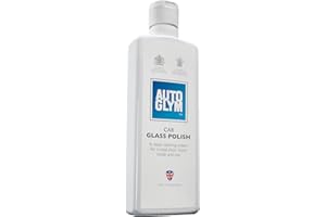 Autoglym Autoglas Politur - Für Innen- und Außenanwendung, Glaspolitur Entfernt Verkehrsfilm, Fett, Wachs und Insekten von der Autoscheibe 325ml