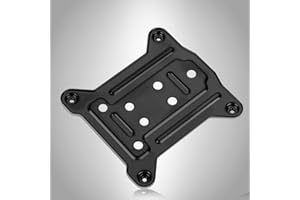 TONYSA Robuste Starke CPU-Kühlkörperhalterung Backplane Backplate Back Sheet Hochwertige Eisenplatte für Intel 1150/1151/1155/1156 Schwarz