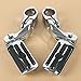 Tengchang Chrome 1.25" 3.2cm Adjustable Highway Foot Pegs Pedals For Harley Davidson New