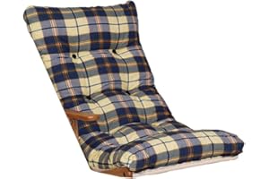 LIBEROSHOPPING.eu - LA TUA CASA IN UN CLICK Cuscino Imbottito di Ricambio per Poltrona Sedia Sdraio Harmony Relax, 105x55x14cm (Blu)