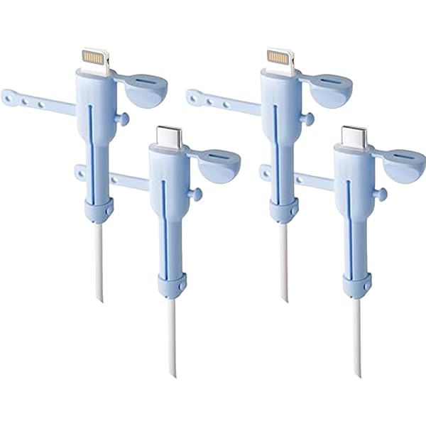 Proteggi Cavo Per IPhone - 4 Pezzi In Silicone, Anti-usura, Per Caricabatterie Lightning - Foto 8