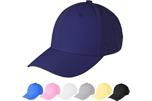 AUYAO Vattentäta baseballkepsar, herrkepsar, casual halvt nät sommarmössa, unisex sportkepsar för löpning baseboll tennis gol