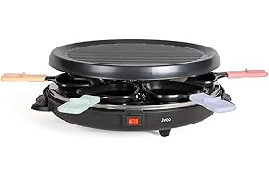 ‎LIVOO FEEL GOOD MOMENTS LIVOO - Appareil a raclette 6 personnes noir