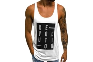 WAZZAP Tank Top Herren Stringer Muskelshirt Gym Fitness Sport Ärmellos T-Shirt