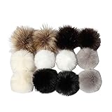 kunstfell bommel für mütze kaufen ------schlüsselanhänger pompoms schlüsselanhänger schuh pom pom stricken schlüsselanhänger tasche hüte taschenanhänger reise accessoires faux fur zwei taschen kundendienst amazon koffer weiß schuhe