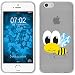 Produktbild PhoneNatic Case für Apple iPhone 6s / 6 Silikon-Hülle Cutiemals M1 Case iPhone 6s / 6 Tasche + 2 Schutzfolien