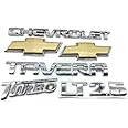 Car Name Emblem Monogram Logo Sign Badge Decals Sticker Chrome Plastic for (Chevrolet Tavera Turbo LT 2.5)